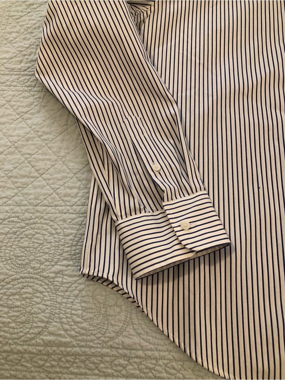 Lauren Ralph Lauren striped button down shirt. Size medium. - Picture 3 of 9